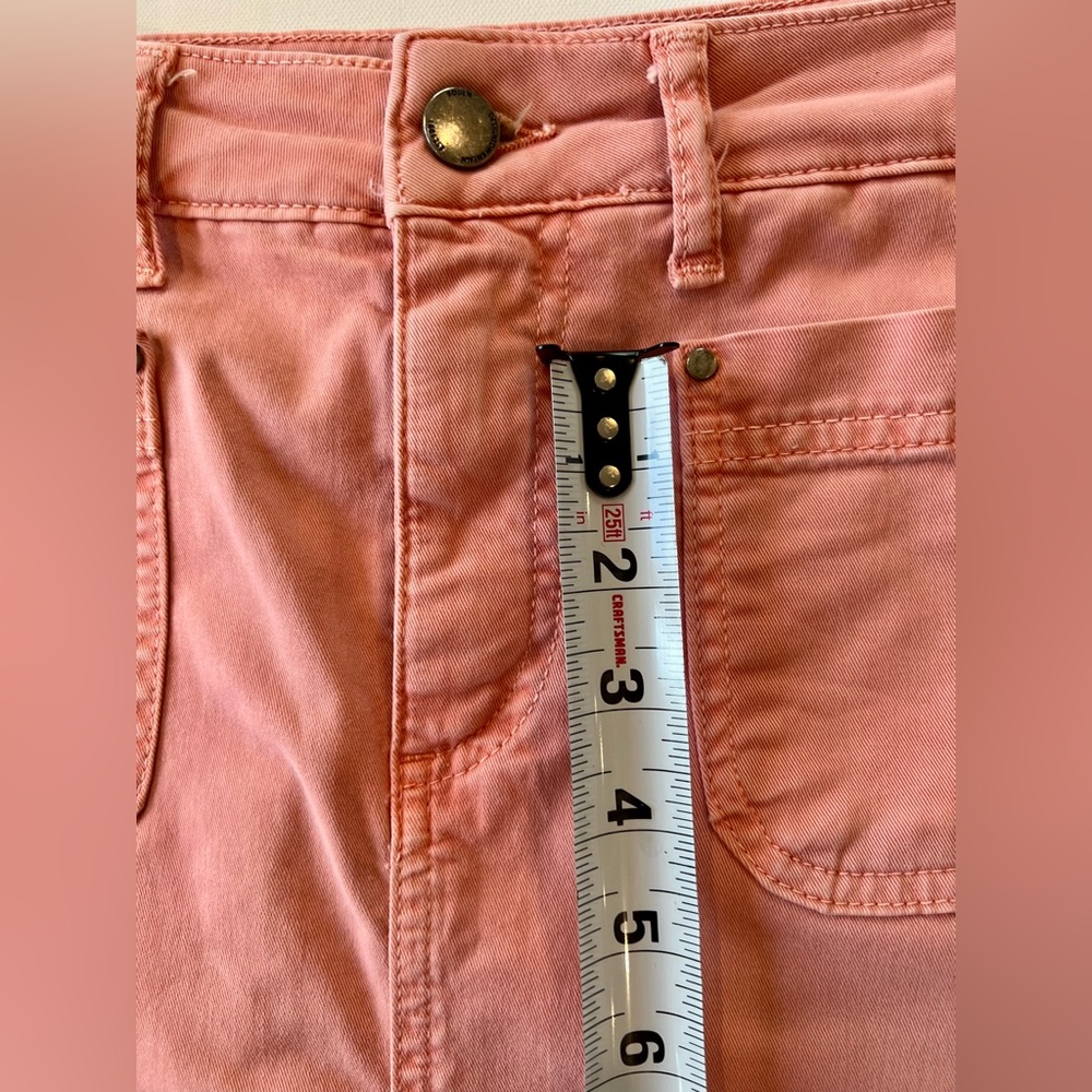 Boden Patch Pocket Chino Skirt Coral Salmon Pink - Picture 5 of 8